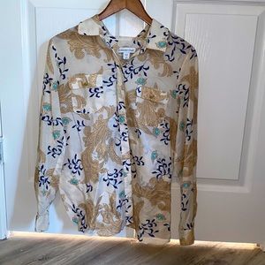 Coldwater Creek button blouse